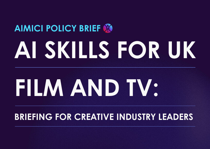 AIMICI Policy Brief - AI Skills for Film & TV