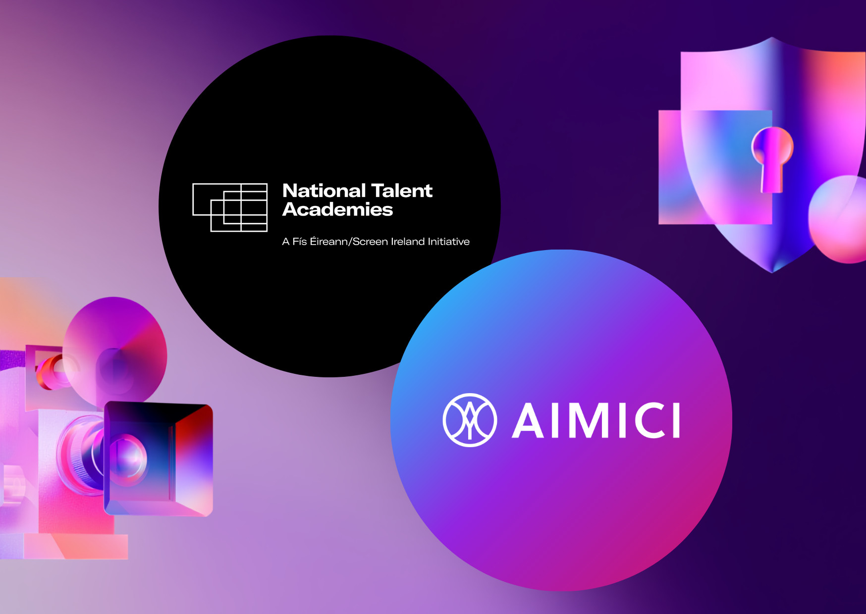 national talent academies and AIMICI logos